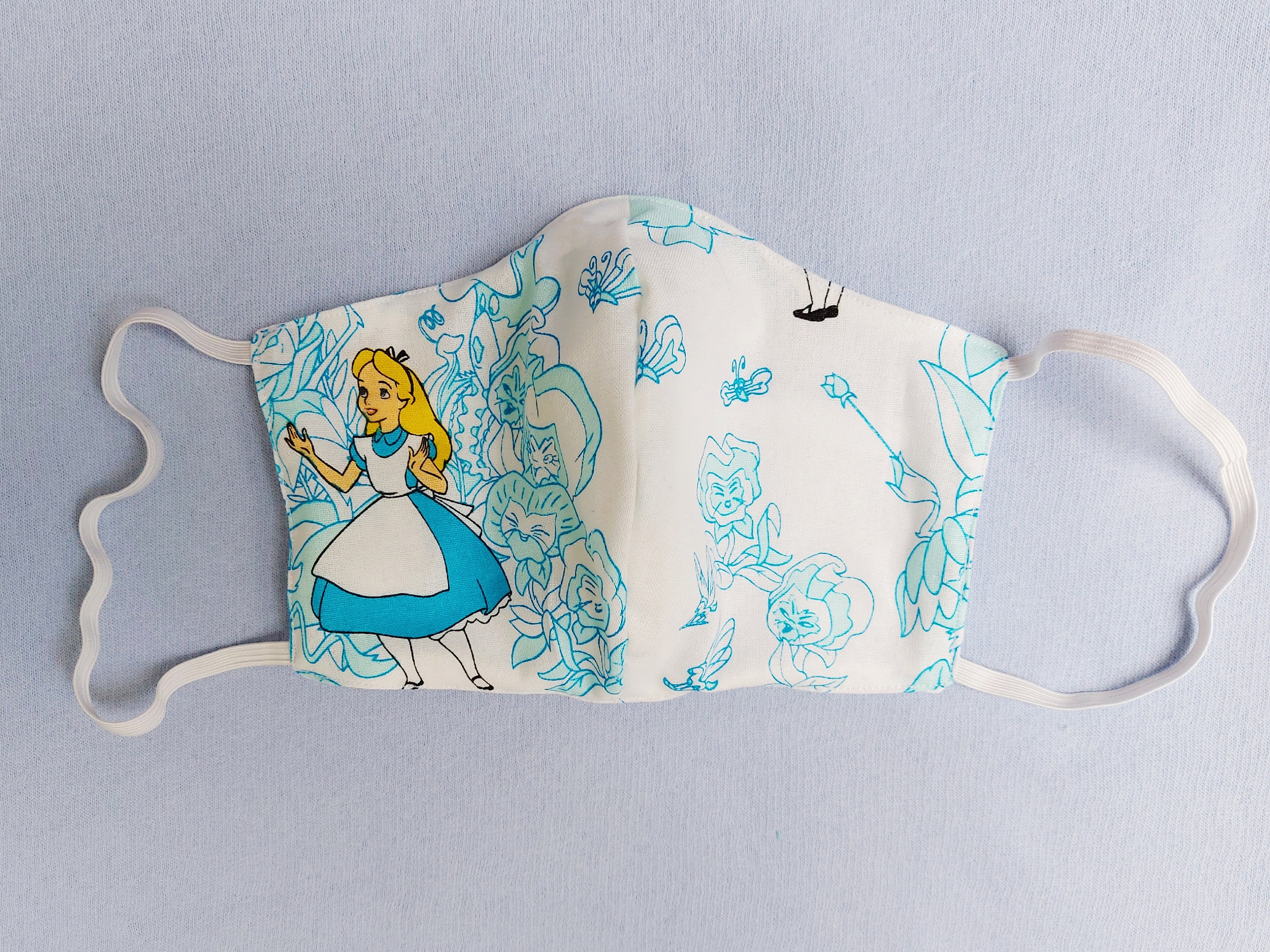Disney Alice in Wonderland Reusable Face Mask Etsy