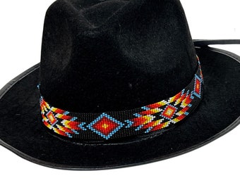 Handmade Adjustable Beaded Hat Band AF1HBIS004 (Hat Not Included)