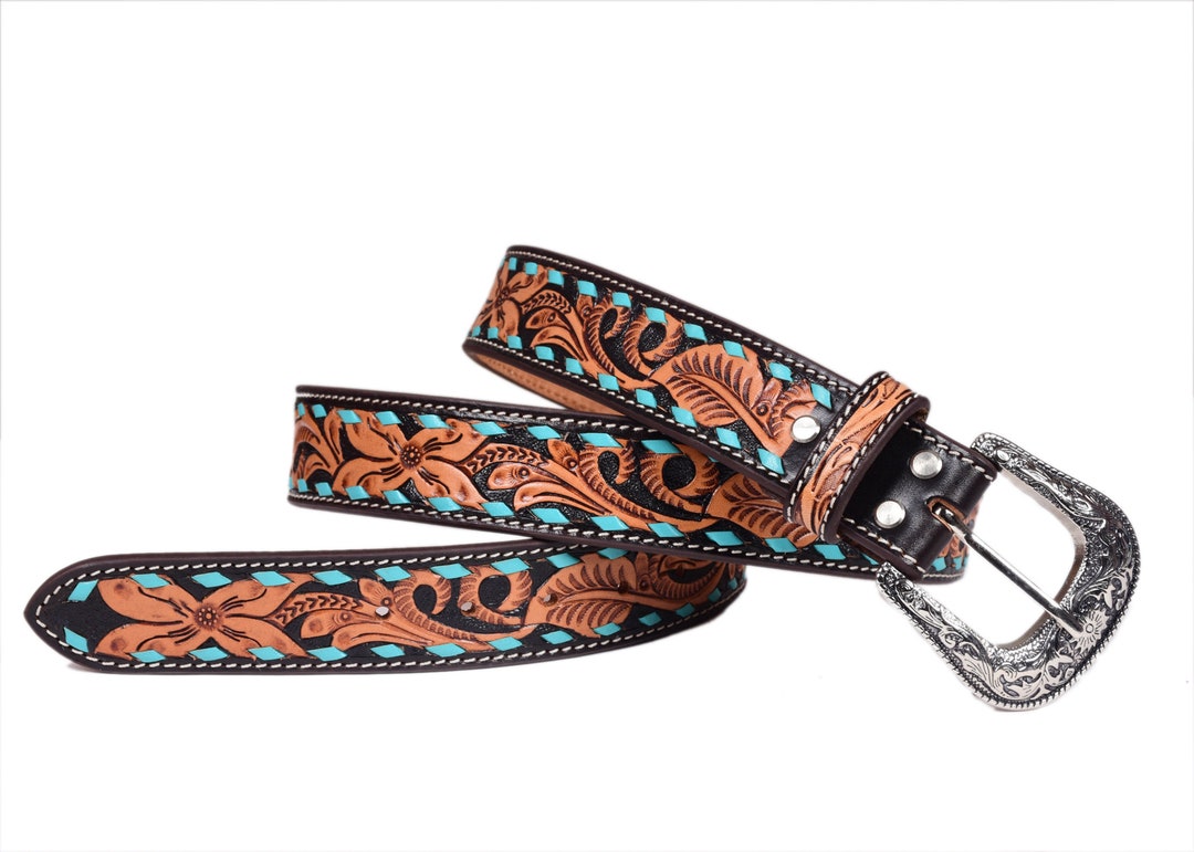 personalized western belts