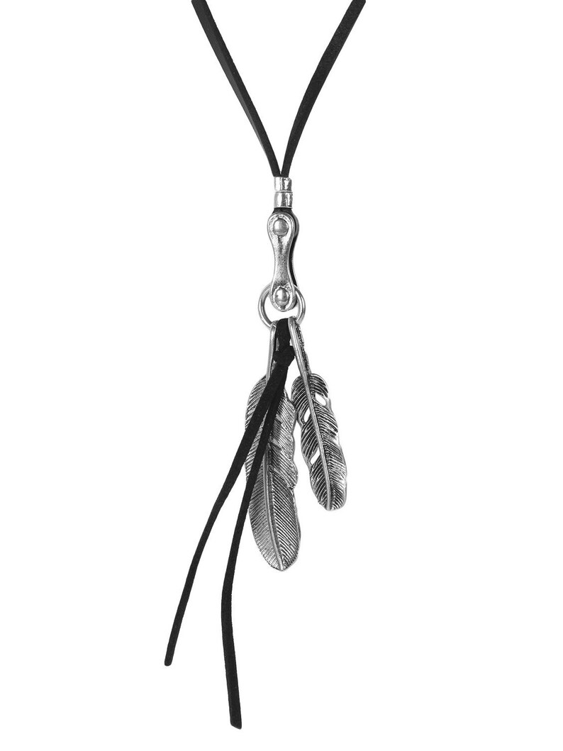 Handmade Necklace Leather Metal Men Women Gift 12NKCH5588N