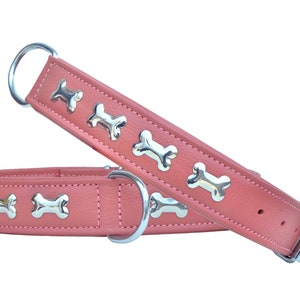 Personalisierte Western Hundehalsband Hand gefertigte gepolsterte echtes Leder AF10AB303