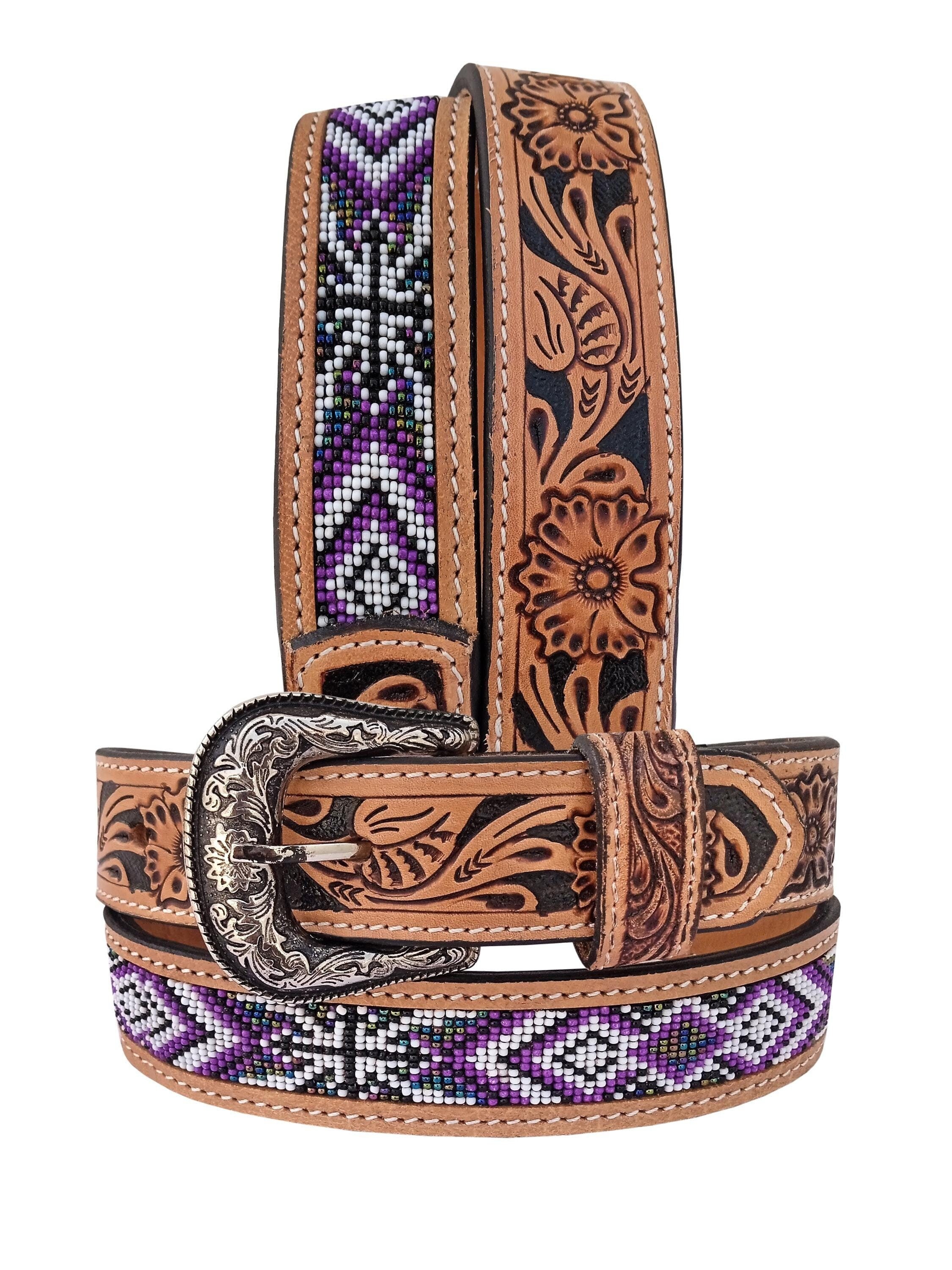 Floral Beaded Belt - Etsy