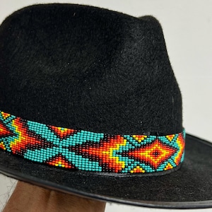 Handmade Adjustable Beaded Hat Band AF1HBIS005 (Hat Not Included)