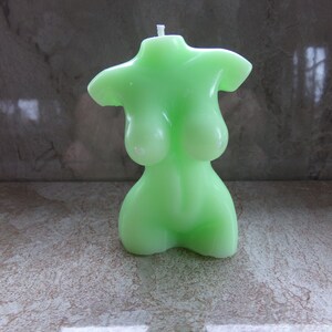 Crystal Witch Magick Shoppe Woman 1 Torso Lily of the Valley Scented Candle