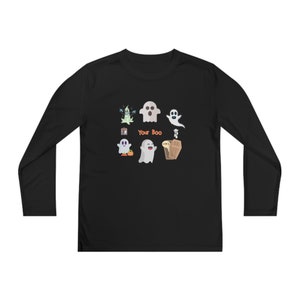 Your Boo Halloween Youth Long Sleeve Competitor Tee