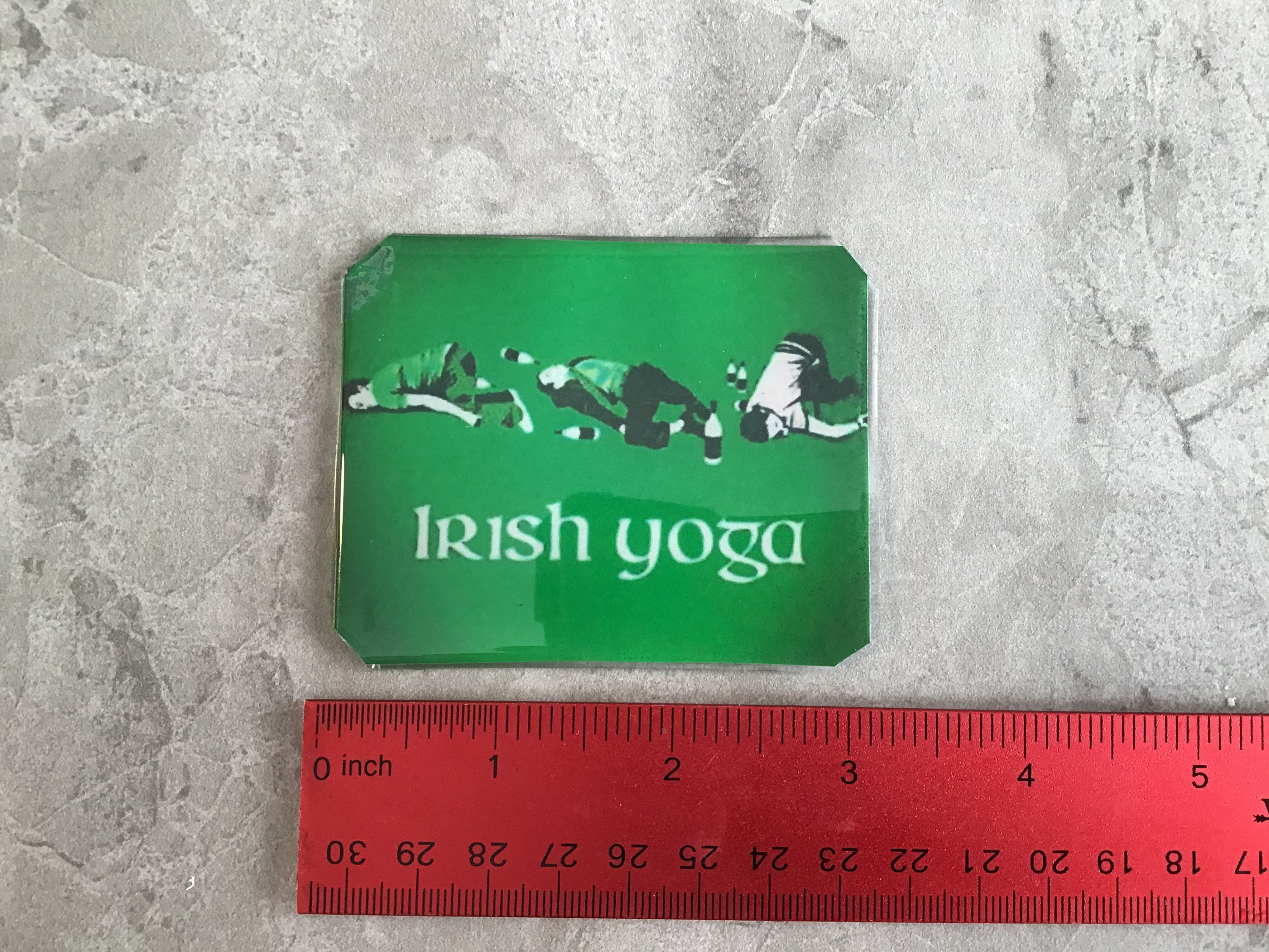 Irish Yoga St. Patrick's Day Magnet 