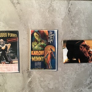 Planeta Proibido, Múmia de Karloff e ainda de A Nightmare on Elm Street 4 Imãs De Geladeira