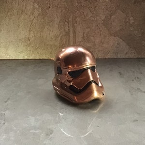 Copper Colored Storm Trooper Helmet 3-D Print (non-wearable)