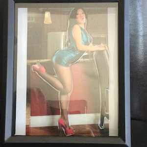 Chick in a Box Lighted Shadow Box Picture Scene