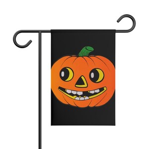 Vintage Jack-o&#39;-lantern Garden Banner