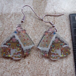 Gingerbread House Earrings