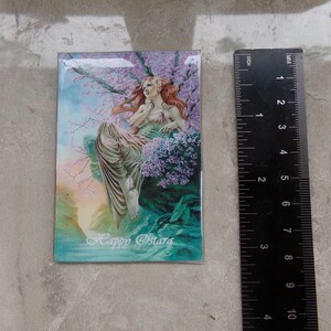 Happy Ostara Goddess Refrigerator Magnet Crystal Witch Magick Shoppe