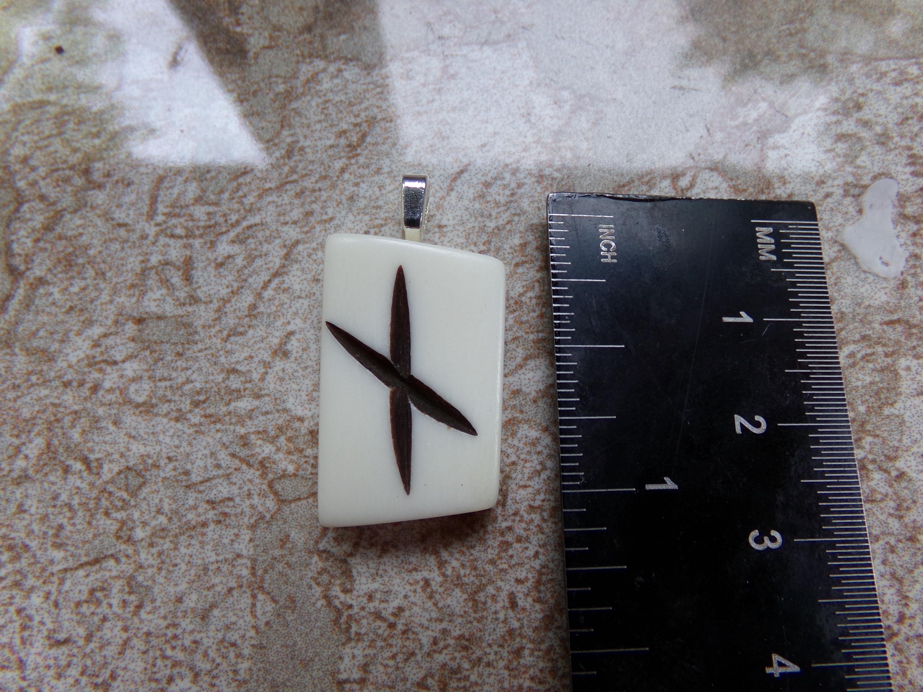 Nyd Rune Nauthiz/need/nyo/nyd Animal Bone Rune Stone Pendant - Etsy