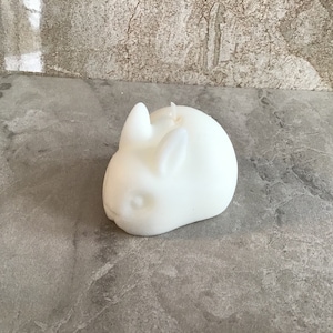 Lily of the Valley Scented Whiite Bunny Candle