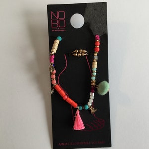 Colorful Feisty Adjustable Anklet  with Mystery Item