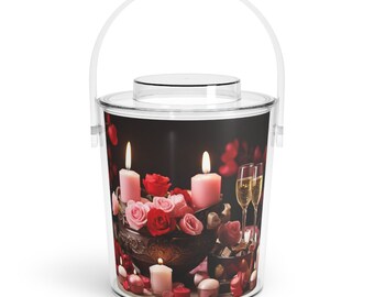 RomanticValentine's Scene Ice Bucket with Tongs