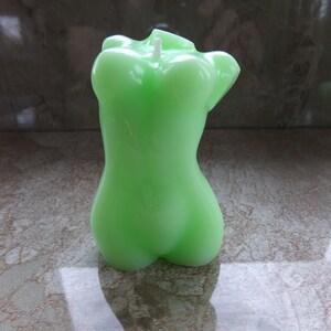 Crystal Witch Magick Shoppe Woman&#39;s 3 Torso Lily of the Valley Scented Candle