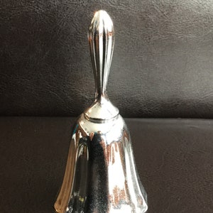 Silver Wedding Reception Bells Favors with Handmade Mystery Item