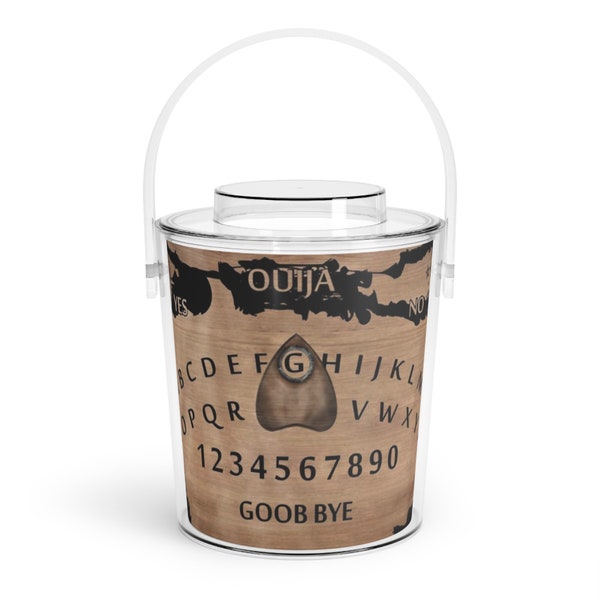 Ouija Board  2 Ice Bucket with Tongs