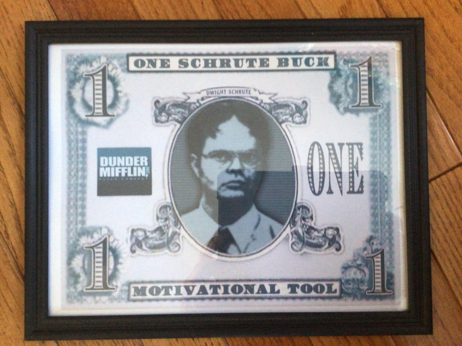 Framed 8 x 10 Schrute Buck with Hanging Hardware | Etsy