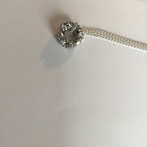 Rhinestone Eternity Circle Necklace