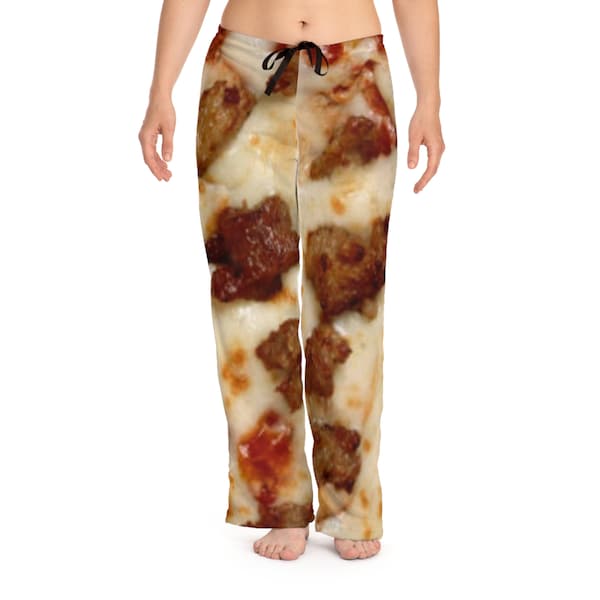 Sausage Pizza Women's Pajama Pants (AOP)
