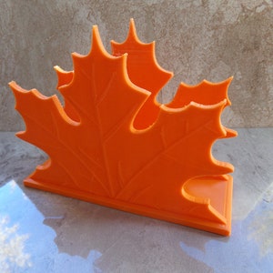 Orange Maple Leaf Fall Thanksgiving  Napkin Holder