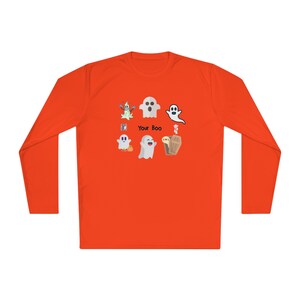 Your Boo Halloween Unisex Lightweight Long Sleeve Tee