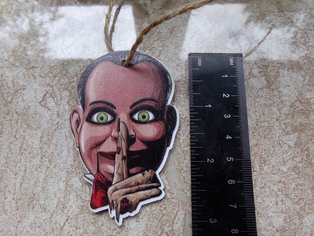 Creepy Ventriloquist Dummy Head Halloween Ornament Etsy