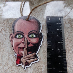 Creepy Ventriloquist Dummy Head Halloween Ornament