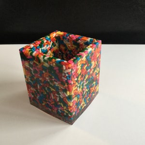 Candy Sprinkles Pencil Holder//Artificial Bud Vase