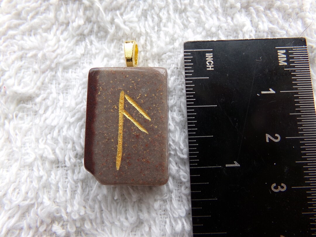 Ansuz/os/as/aesir Genuine Narmada Rune Stone Pendant Crystal Witch ...