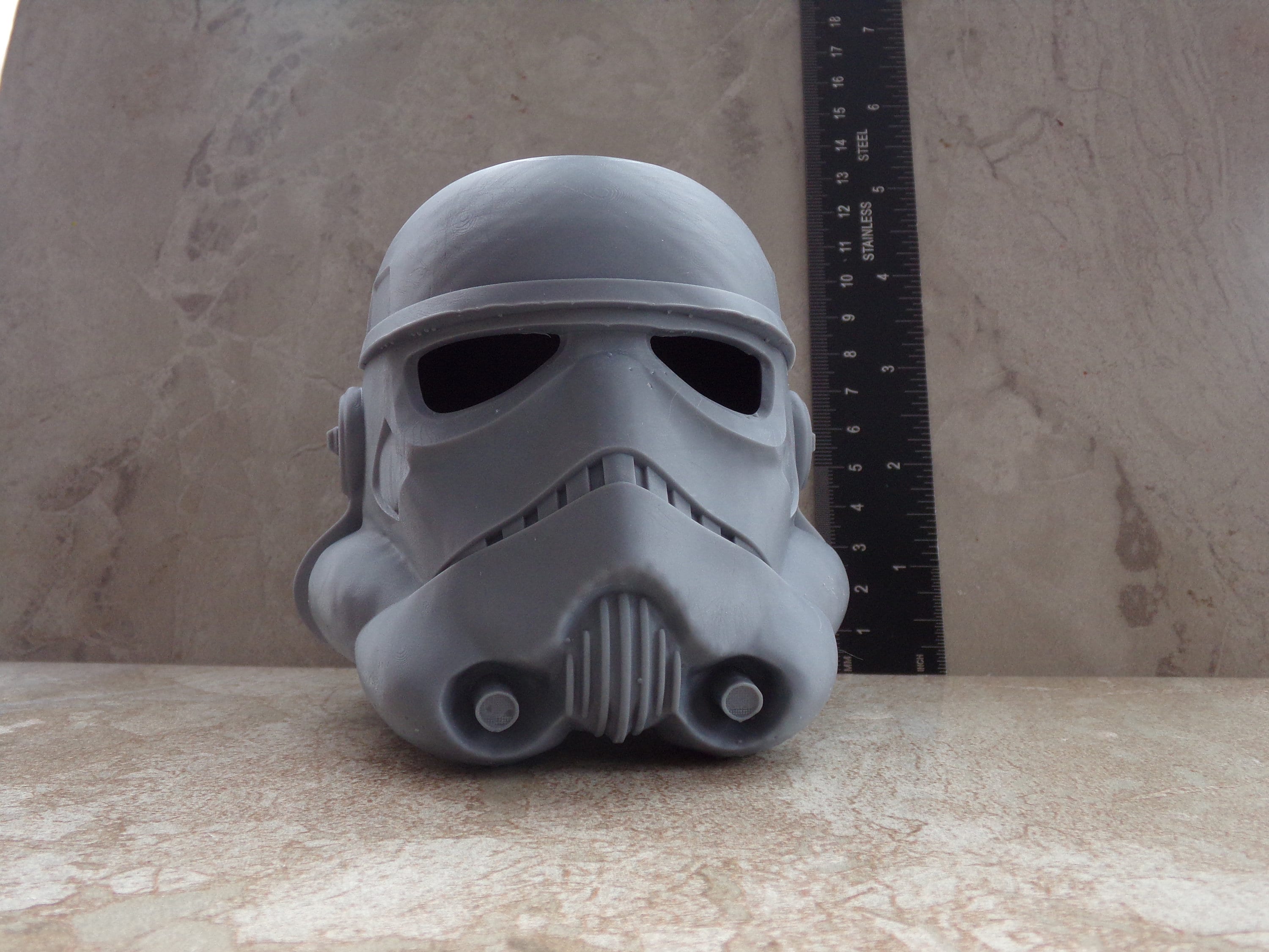 Paint Your Own Storm Trooper Helmet Figurine (Non-Wearable)