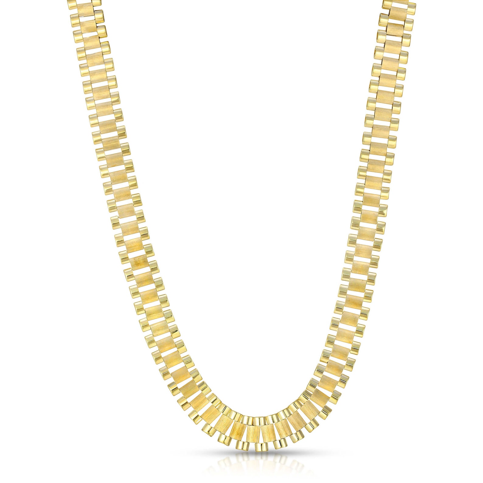 10K Gold Chains 12.0mm Hollow Rolex Link Style Chain 10K Gold Etsy