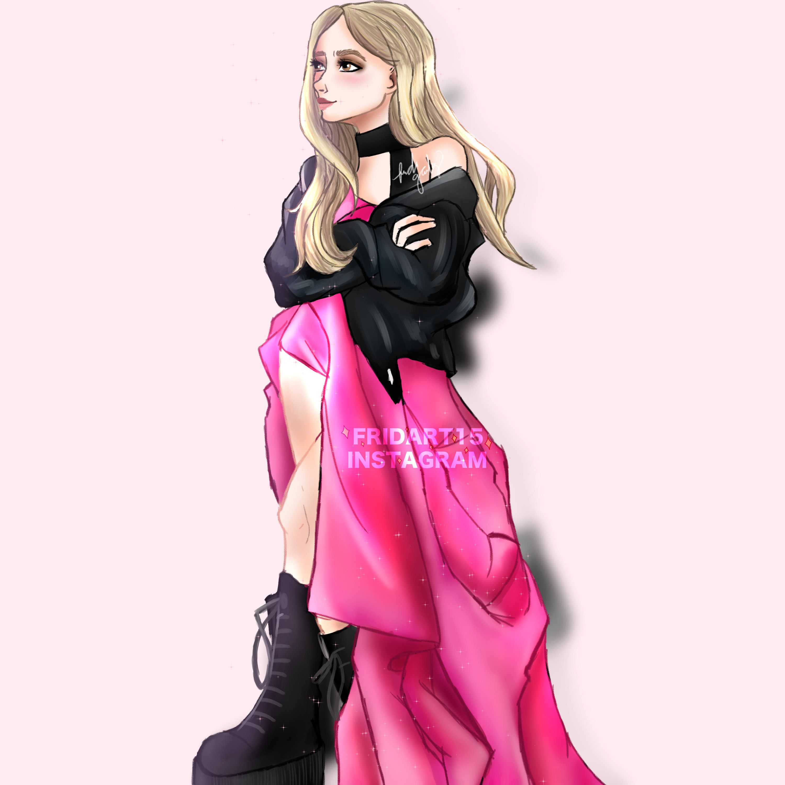 Rosé On The Ground Art Print Blackpink Etsy