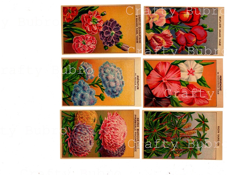 PRINTABLE Vintage Seed Packets | Etsy