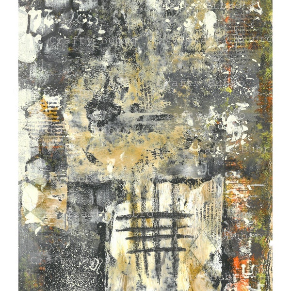 Mixed Media Canvas - Etsy