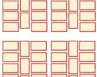 Dennison Labels and Vintage Receipt Printable
