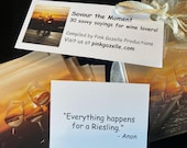 Savour the Moment - 30 Savvy Sayings for Wine Lovers! Inspirational quote cards that make the perfect hostess gift!
