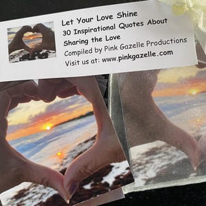Citations inspirantes sur le fait de partager l'amour au quotidien - Lot de 30 cartes