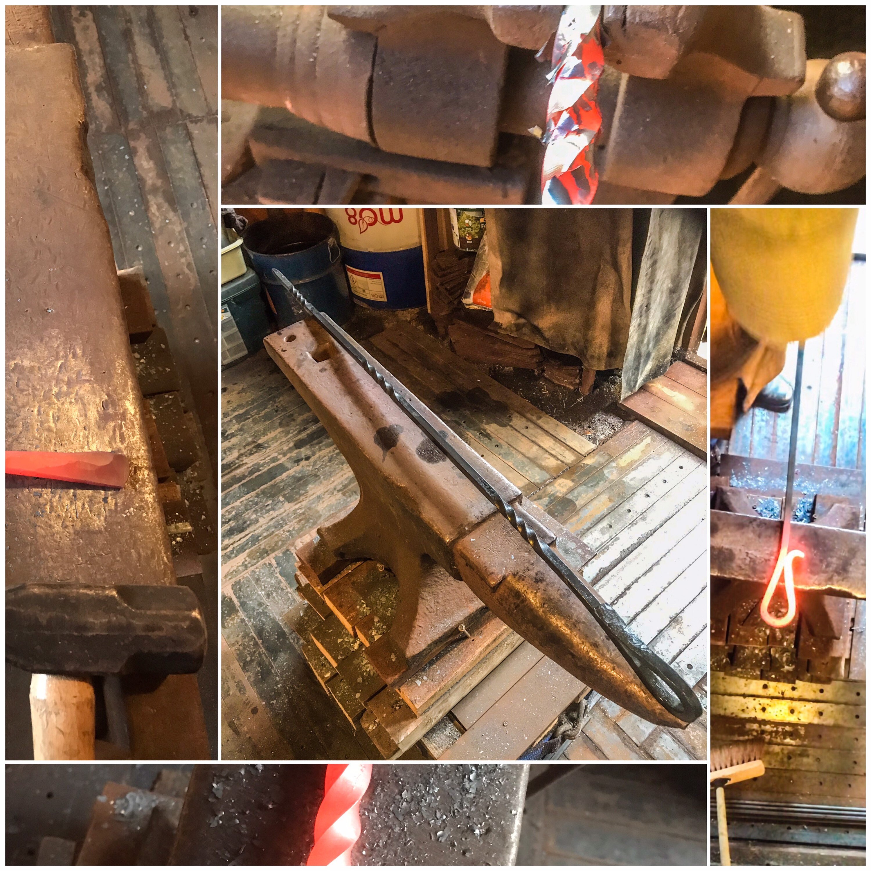 Extra Long Fire Pit Poker Blacksmith Etsy Canada