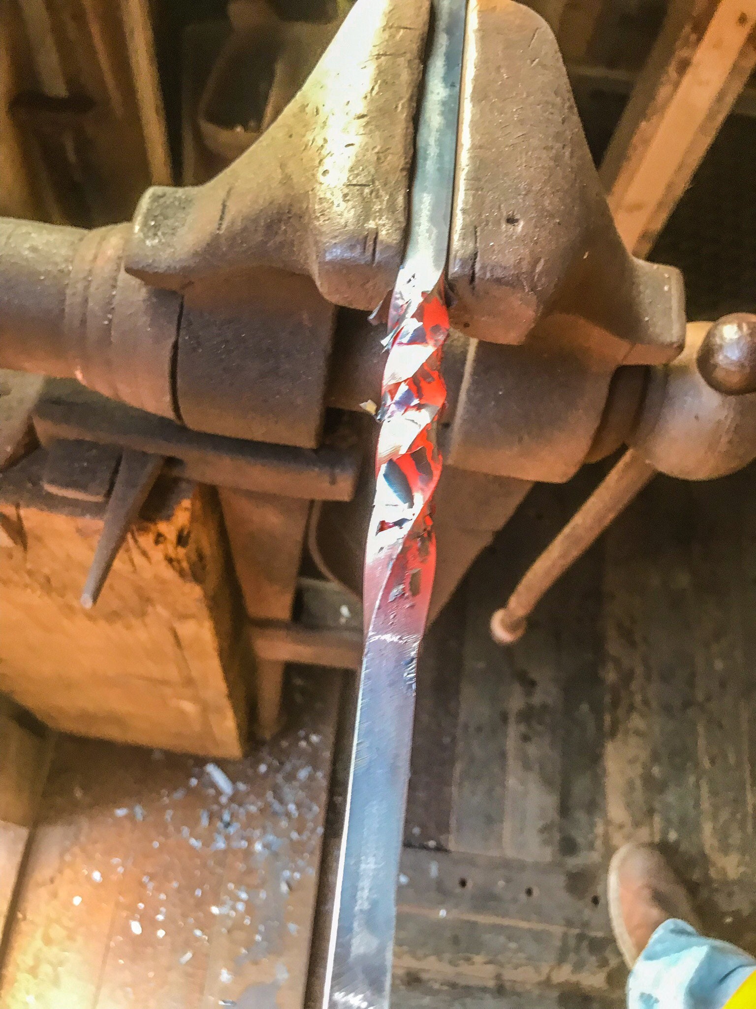 Long Fire Poker Blacksmith Etsy