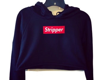 supreme womens crop top