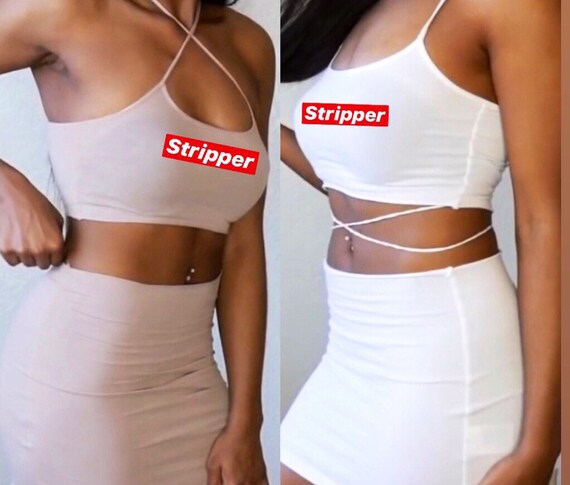 supreme crop top bra