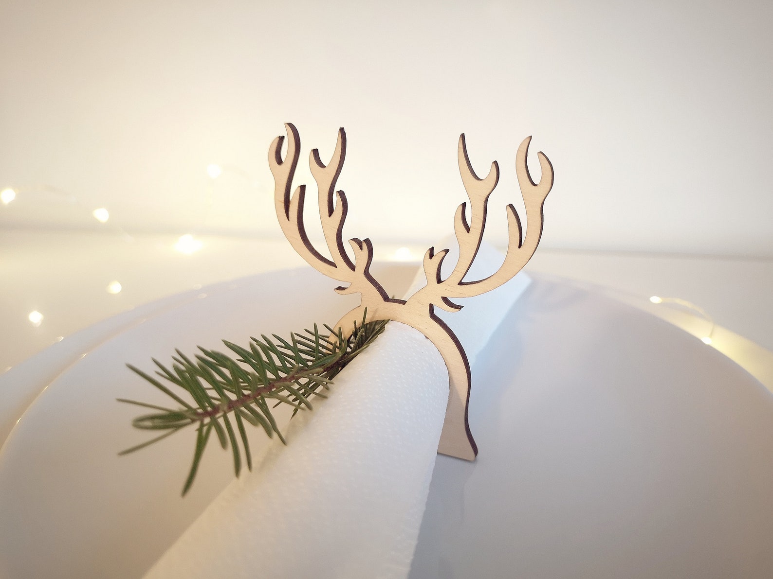 Christmas Napkin Rings Set of 6 Christmas Napkin Holder Etsy