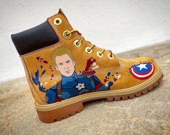 Superhero Custom Women’s Timberland Boots