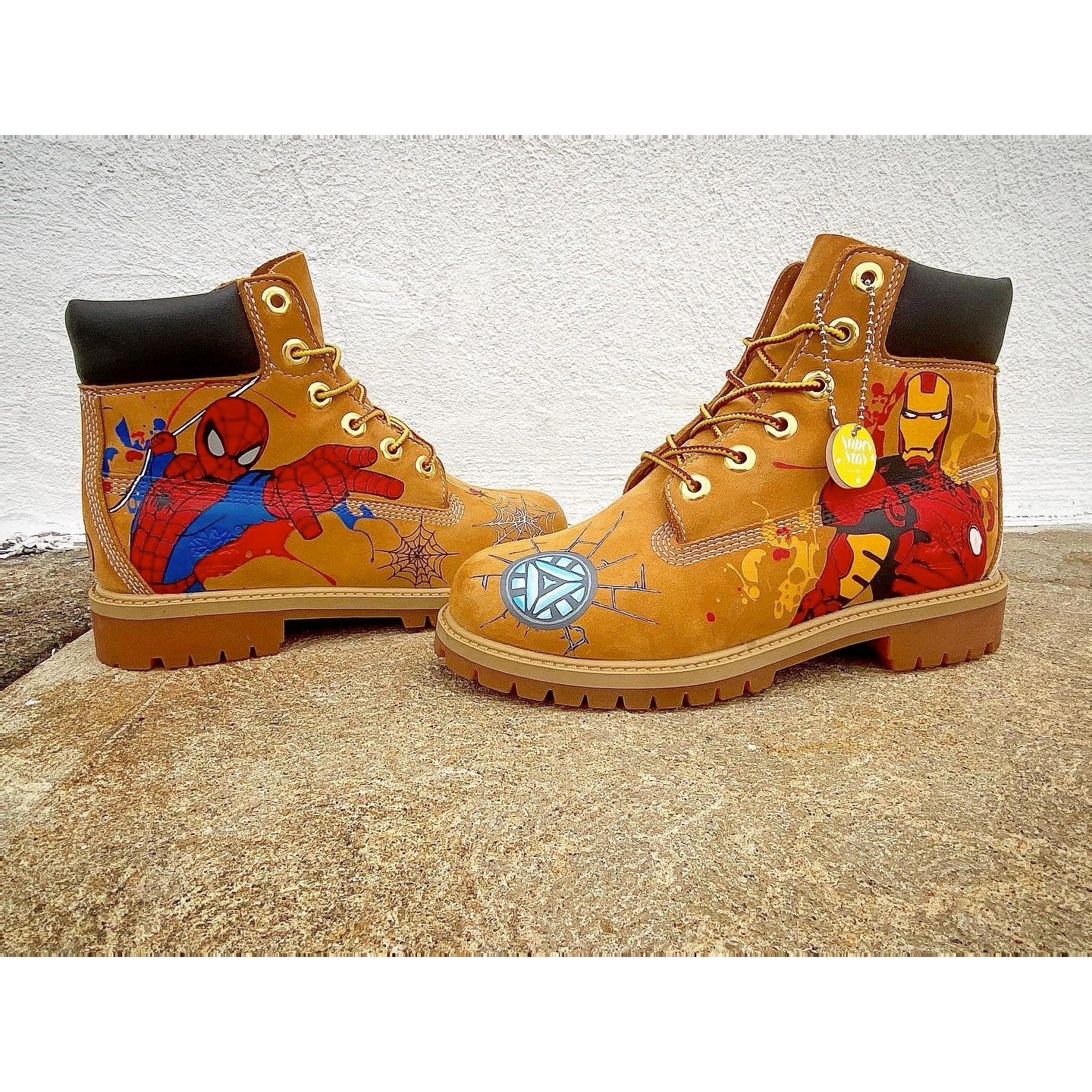 Superhero Custom Men's Timberland Boots - Etsy Superhero Custom Men's Timberland Boots - Etsy
