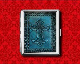 Celtic Cross Irish Ireland Knot Metal Wallet Stash Credit Card Business Card Cigarette ID IPod Case Holder