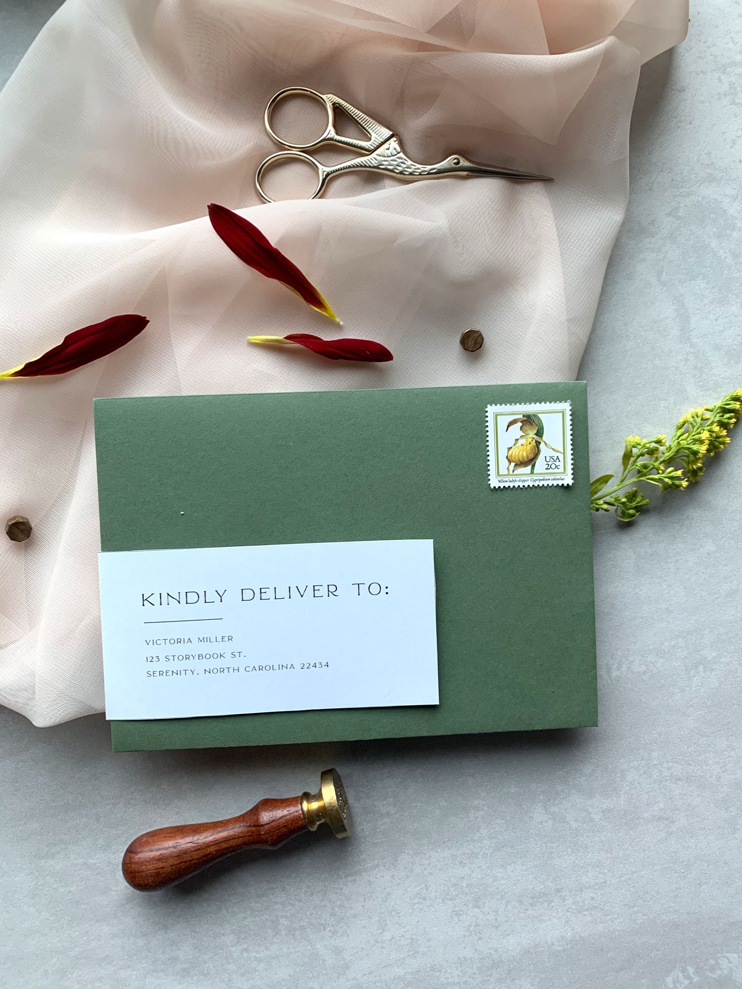 Wrap Around Wedding Invitation Guest Address Sticker Labels Etsy