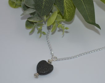 LAVA ROCK DIFFUSER necklace/ lava bead necklace/ Mindfulness Gift/ Essential Oil Necklace/ Aromatherapy diffuser necklace